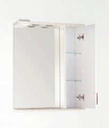 Зеркальный шкаф Style Line Олеандр-2 65/С, рельеф пастель