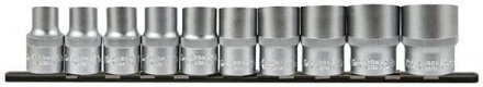Головки торцевые 6-гранные, набор 10 шт. 3/8 62141