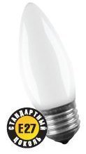 Лампа Navigator B Е14 60W NI-B-60-230-E14-FR свеча матов. 223430