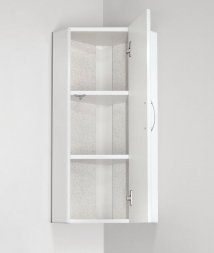 Шкаф подвесной Style Line 300/800 угловой (стекло)