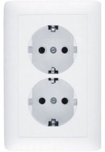 Розетка двойн. бел. 2К+3 16А-250В RS16-236-B ХИТ Schneider Electric 492373